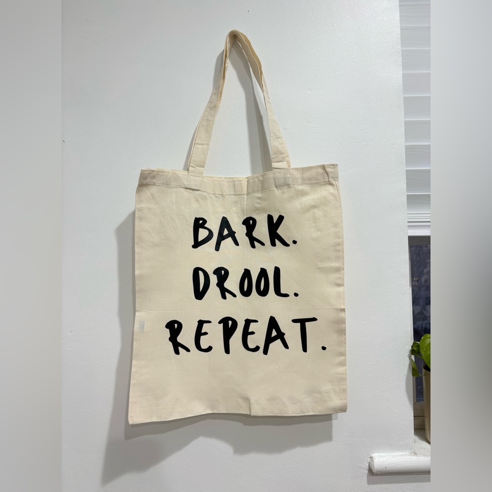 New Custom Big Dog Bark Drool Giant Breed Tote Bag